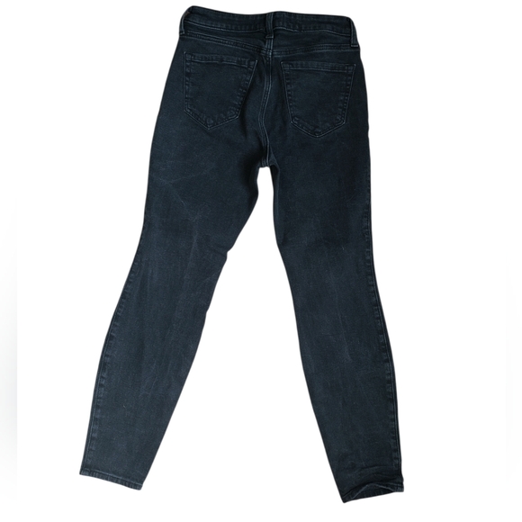 Abercrombie & Fitch Dark Gray/ Black.Skinny Jeans. The Skinny High Rise. 28/6r - Picture 2 of 3